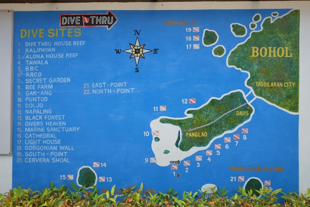 Dive Thru Resort Panglao Esterno foto